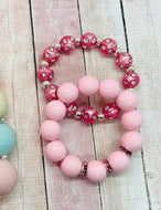 Pink Bling Bracelets