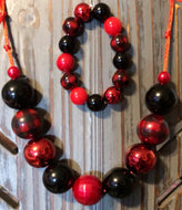 Red Buffalo Plaid Necklace