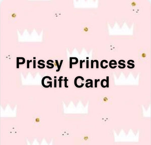 Prissy Princess Gift Card