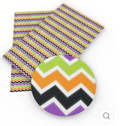 Halloween Chevron Bows