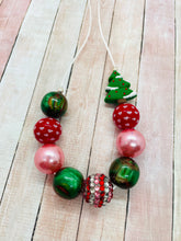 Load image into Gallery viewer, Pink Christmas Tree Necklace
