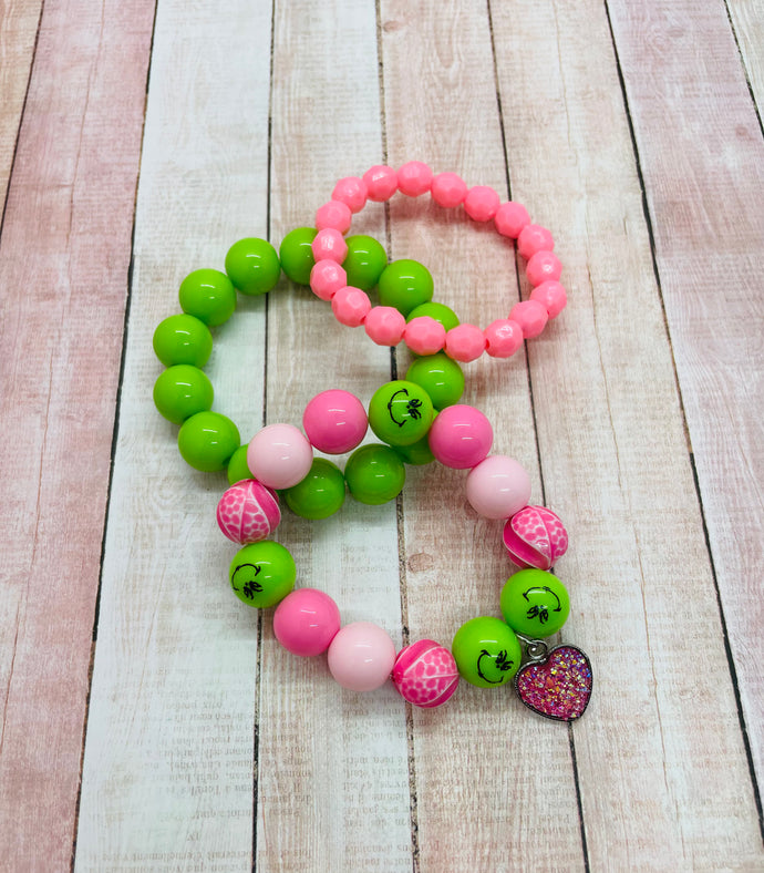 Pink Mean Guy Bracelets