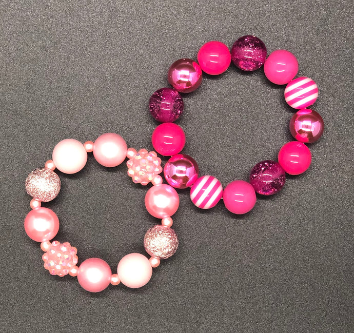 Pink Mix Bracelets