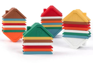 Silicone House Stacking Toy