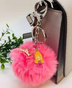 Jumbo Pom Keychains