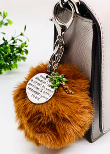 Jumbo Pom Keychains