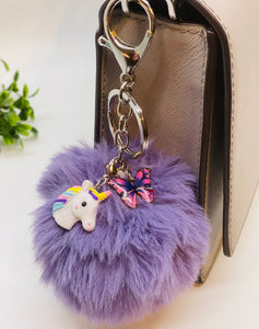 Jumbo Pom Keychains