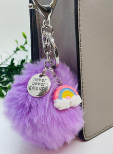 Jumbo Pom Keychains