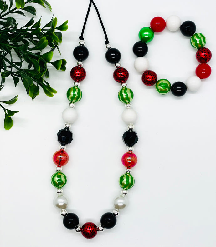 Watermelon Bitty Beads