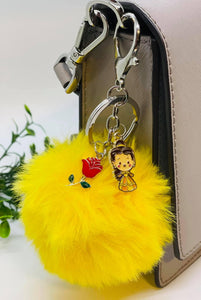 Jumbo Pom Keychains