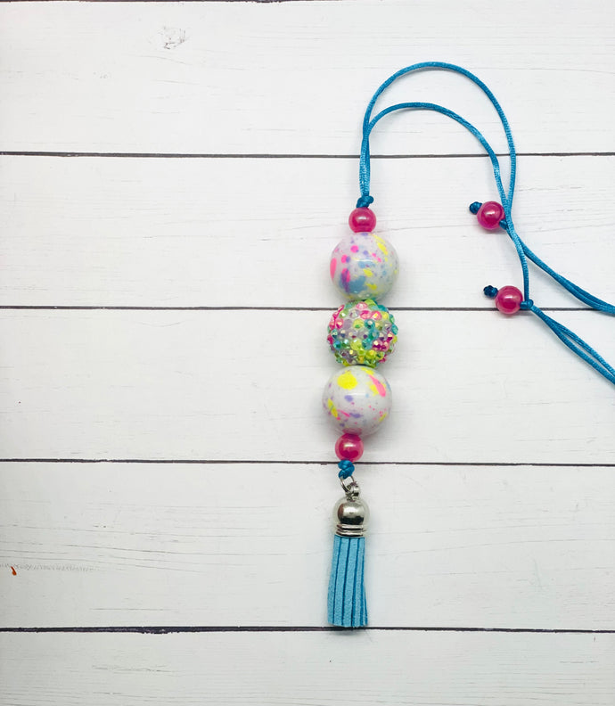 Spring Splatter Lanyard